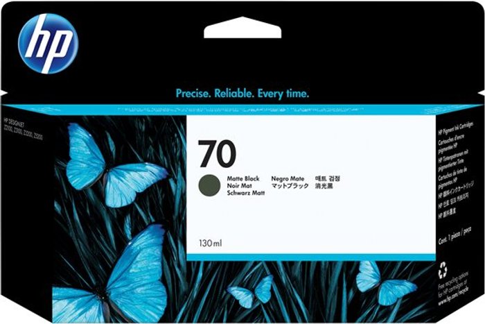 Currys Business | HP HP 70 - matte black - original - DesignJet - ink cartridge HP HP 70 - matte black - original - DesignJet - ink cartridge