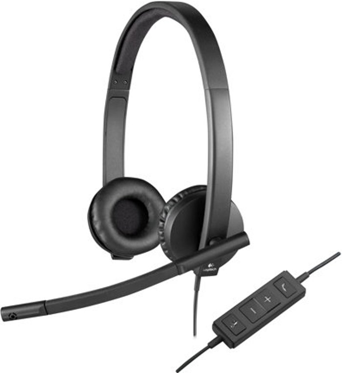 Currys Business | Logitech Logitech USB Headset H570e - headset Logitech Logitech USB Headset H570e - headset