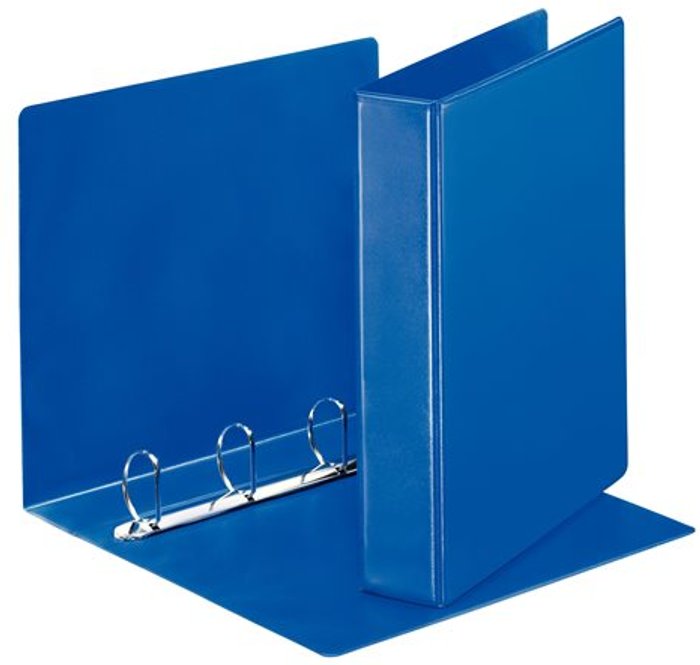 Currys Business | Esselte Esselte Panorama - presentation ring binder - for A4 - capacity: 400 sheets - blue Esselte Esselte Panorama - presentation ring binder - for A4 - capacity: 400 sheets - blue