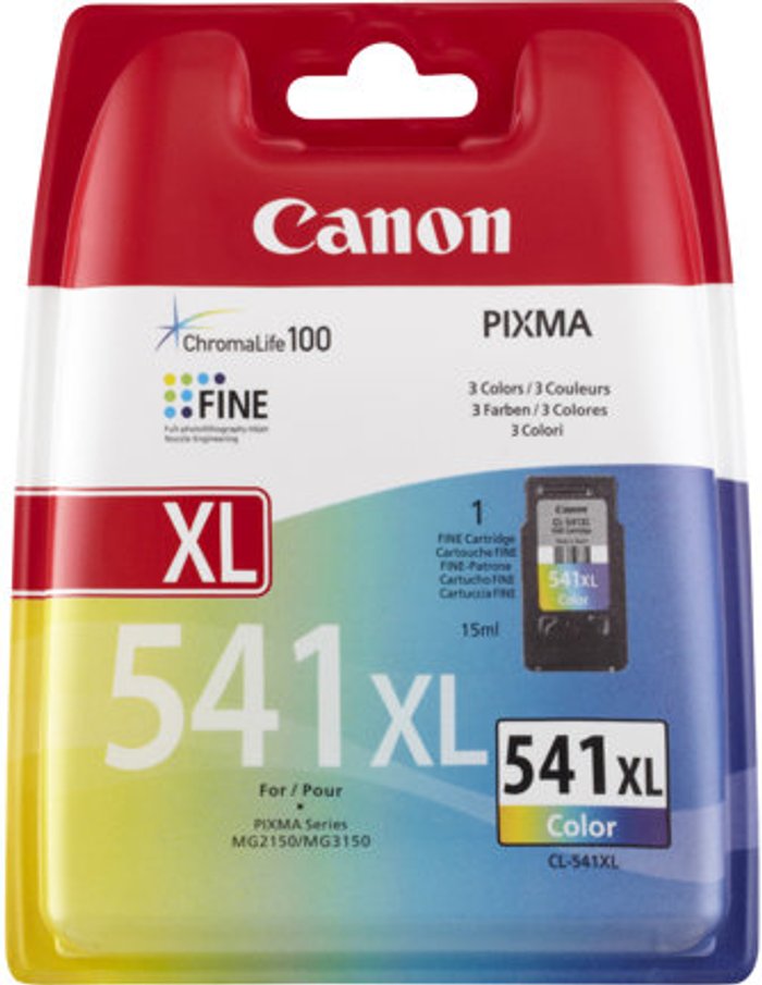 Currys Business | Canon Canon CL-541XL - High Yield - colour (cyan, magenta, yellow) - original - ink cartridge Canon Canon CL-541XL - High Yield - colour (cyan, magenta, yellow) - original - ink cartridge
