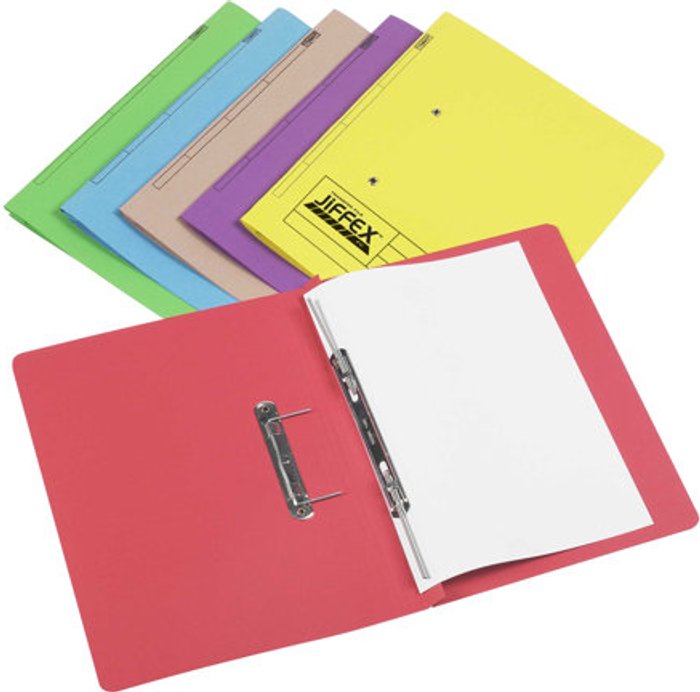 Currys Business | ACCO-REXEL Rexel Jiffex - spring file - for Foolscap - capacity: 320 sheets - green (pack of 50) ACCO-REXEL Rexel Jiffex - spring file - for Foolscap - capacity: 320 sheets - green (pack of 50)