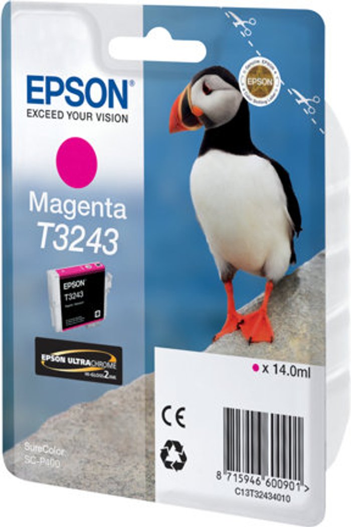 Currys Business | Epson Epson T3243 - magenta - original - ink cartridge Epson Epson T3243 - magenta - original - ink cartridge