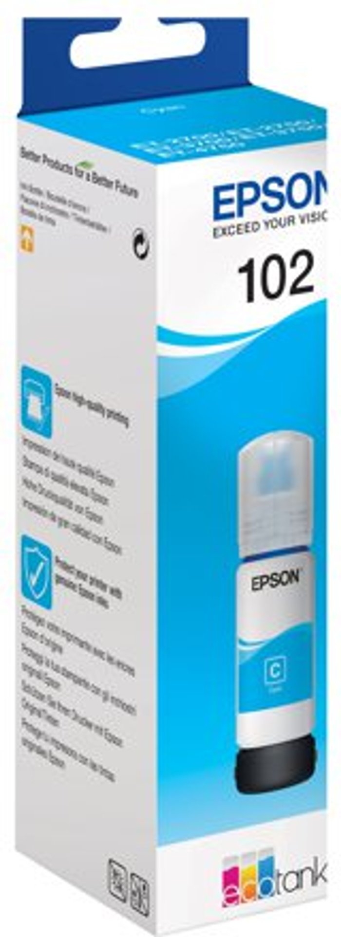 Currys Business | Epson Epson 102 - cyan - original - ink tank Epson Epson 102 - cyan - original - ink tank