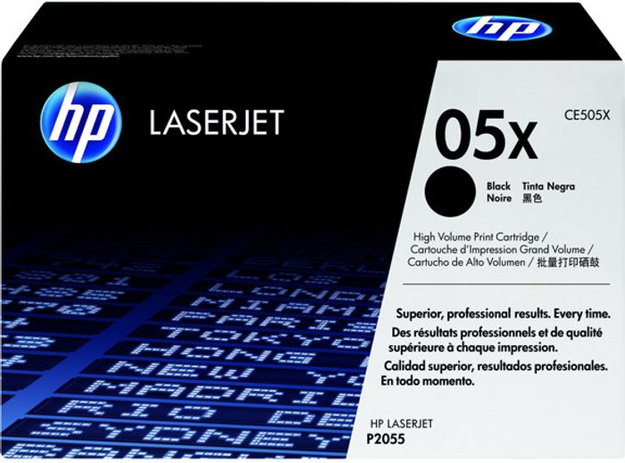 Currys Business | HP HP 05X - High Yield - black - original - LaserJet - toner cartridge (CE505X) HP HP 05X - High Yield - black - original - LaserJet - toner cartridge (CE505X)