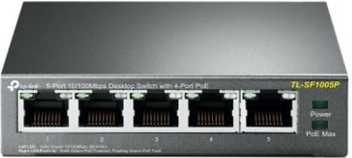 Currys Business | TP-Link TP-Link TL-SF1005P - switch - 5 ports - unmanaged TP-Link TP-Link TL-SF1005P - switch - 5 ports - unmanaged