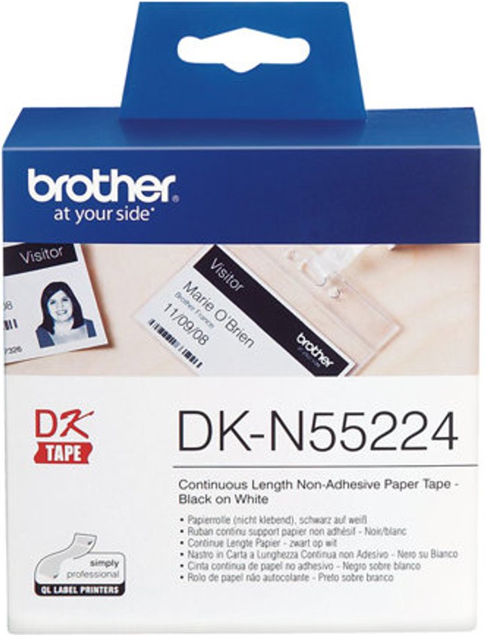 Currys Business | Brother Brother DKN55224 - tape - 1 roll(s) - Roll (5.4 cm x 30.5 m) Brother Brother DKN55224 - tape - 1 roll(s) - Roll (5.4 cm x 30.5 m)