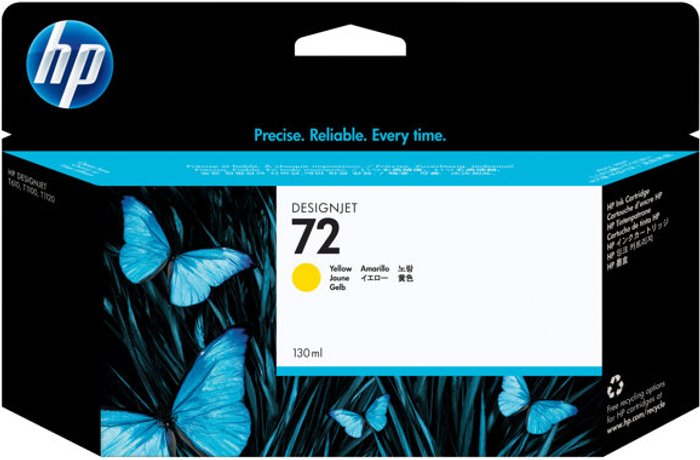 Currys Business | HP HP 72 - yellow - original - DesignJet - ink cartridge HP HP 72 - yellow - original - DesignJet - ink cartridge
