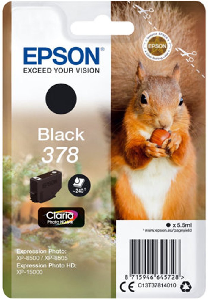 Currys Business | Epson Epson 378 - black - original - ink cartridge Epson Epson 378 - black - original - ink cartridge