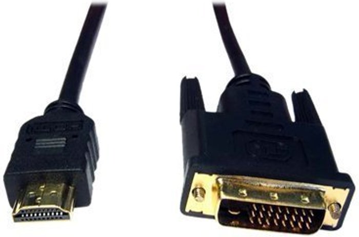 Currys Business | Cables Direct Cables Direct adapter cable - HDMI / DVI - 2 m Cables Direct Cables Direct adapter cable - HDMI / DVI - 2 m