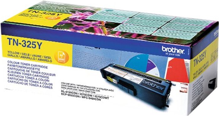Currys Business | Brother Brother TN325Y - yellow - original - toner cartridge Brother Brother TN325Y - yellow - original - toner cartridge