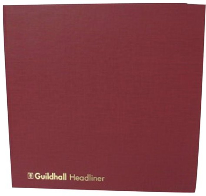 Currys Business | EXACLAIR FILING PRODUCTS Guildhall Headliner 58 Series - account book - 80 pages - 298 x 305 mm EXACLAIR FILING PRODUCTS Guildhall Headliner 58 Series - account book - 80 pages - 298 x 305 mm
