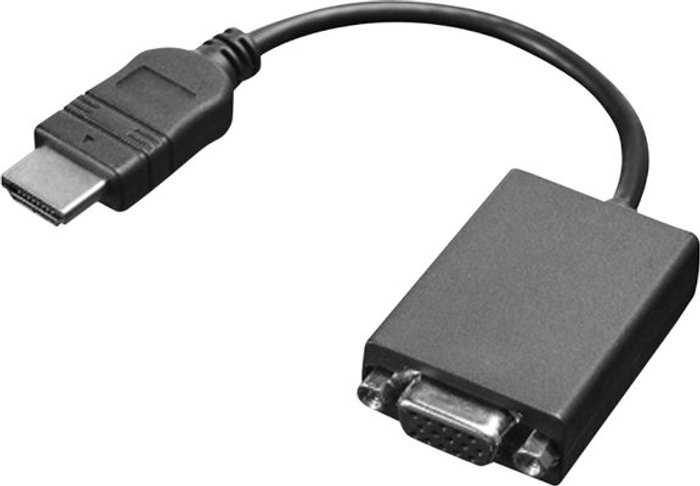 Currys Business | Lenovo Lenovo adapter - HDMI / VGA - 20 cm Lenovo Lenovo adapter - HDMI / VGA - 20 cm