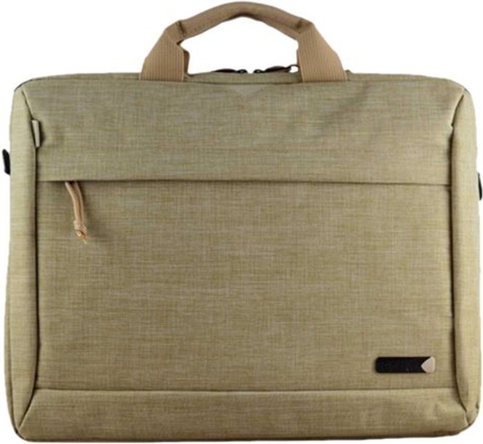 Currys Business | Techair Techair Classic Essential 14 - 15.6 Inch Shoulder Bag Beige Techair Techair Classic Essential 14 - 15.6 Inch Shoulder Bag Beige