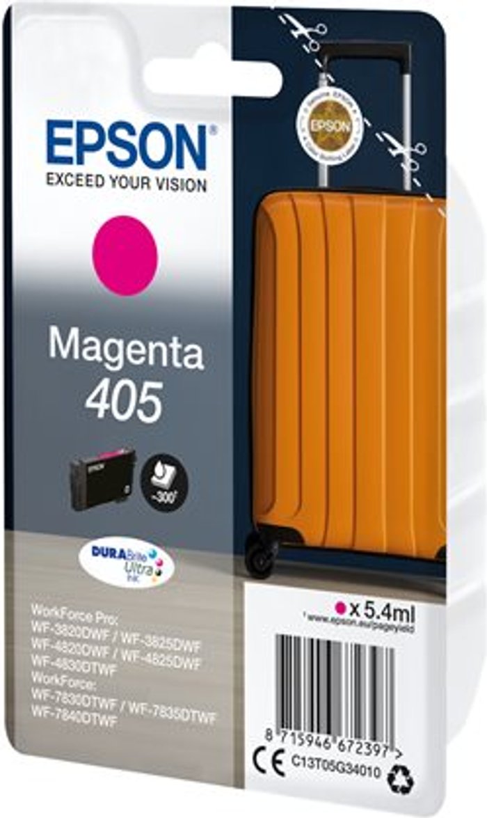 Currys Business | Epson Epson 405 - magenta - original - ink cartridge Epson Epson 405 - magenta - original - ink cartridge