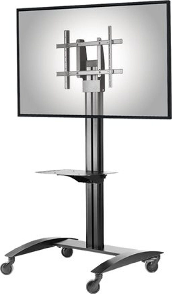 Currys Business | Peerless Peerless SmartMount Universal Flat Panel TV Cart SR560G - cart - for flat panel - black Peerless Peerless SmartMount Universal Flat Panel TV Cart SR560G - cart - for flat panel - black