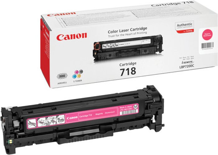 Currys Business | Canon Canon 718M Toner Cartridge Magenta 2660B002 Canon Canon 718M Toner Cartridge Magenta 2660B002