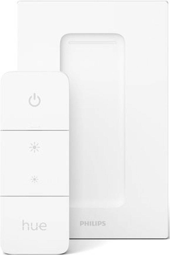 Currys Business | Philips Hue PHILIPS HUE Smart Wireless Dimmer Switch V2, White Philips Hue PHILIPS HUE Smart Wireless Dimmer Switch V2, White