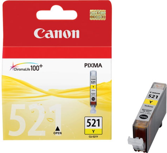 Currys Business | Canon Canon CLI-521Y - yellow - original - ink tank Canon Canon CLI-521Y - yellow - original - ink tank