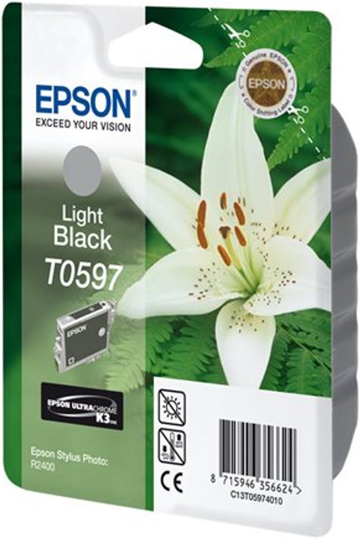 Currys Business | Epson Epson T0597 - light black - original - ink cartridge Epson Epson T0597 - light black - original - ink cartridge