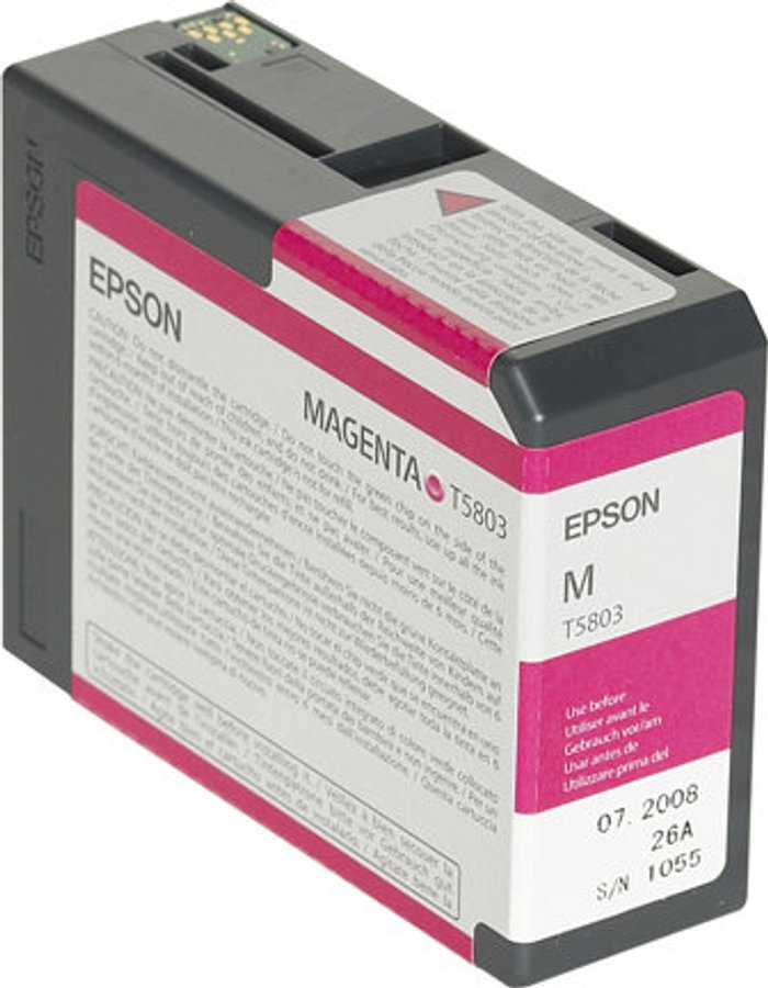 Currys Business | Epson Epson T5803 - magenta - original - ink cartridge Epson Epson T5803 - magenta - original - ink cartridge