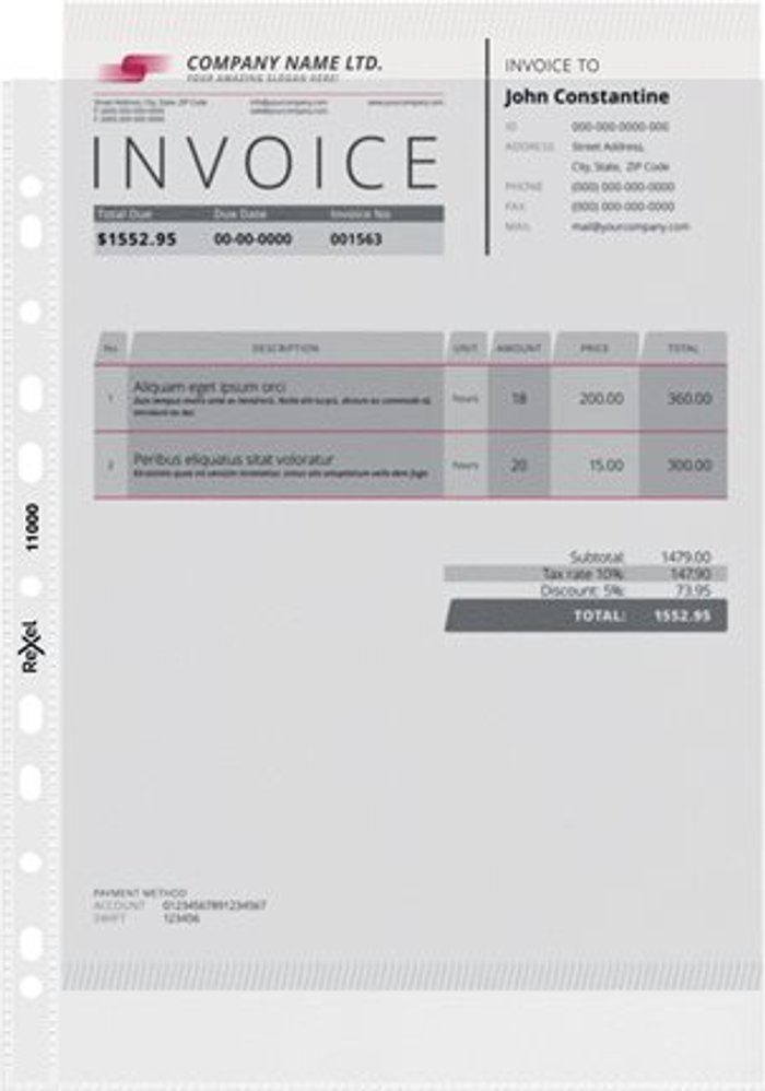 Currys Business | Rexel Rexel Essential Pocket A4 in Dispenser Embossed (Pack of 100) 11000 Rexel Rexel Essential Pocket A4 in Dispenser Embossed (Pack of 100) 11000