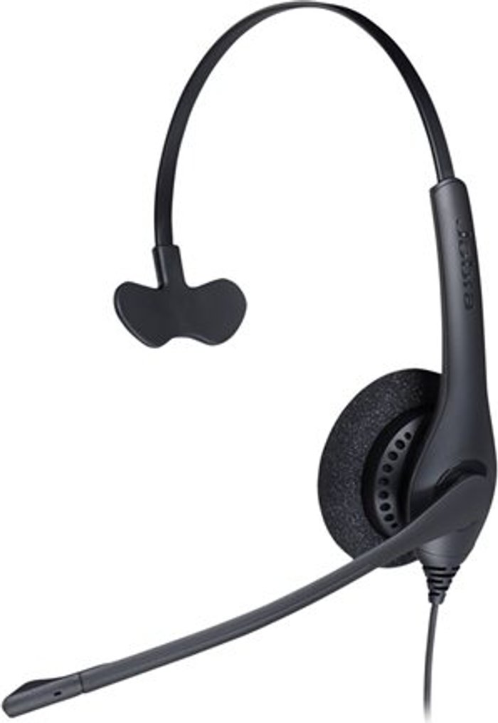 Currys Business | Jabra Jabra BIZ 1500 Mono QD Monaural Headset (Peakstop technology keeps sound levels safe) 1513-0154 Jabra Jabra BIZ 1500 Mono QD Monaural Headset (Peakstop technology keeps sound levels safe) 1513-0154