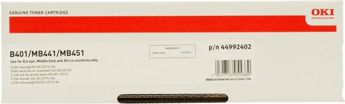 Currys Business | OKI Oki Black Toner Cartridge High Capacity (Capacity: 2500 pages) 44992402 OKI Oki Black Toner Cartridge High Capacity (Capacity: 2500 pages) 44992402