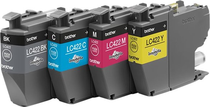 Currys Business | Brother Brother LC422 Value Pack - 4-pack - black, yellow, cyan, magenta - original - ink cartridge Brother Brother LC422 Value Pack - 4-pack - black, yellow, cyan, magenta - original - ink cartridge