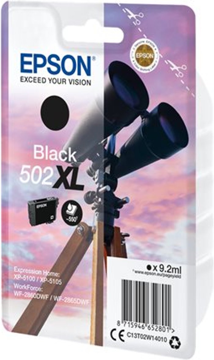 Currys Business | Epson Epson 502XL - high capacity - black - original - ink cartridge Epson Epson 502XL - high capacity - black - original - ink cartridge