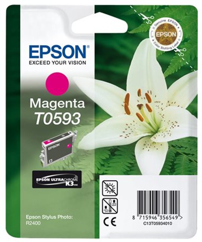 Currys Business | Epson Epson T0593 - magenta - original - ink cartridge Epson Epson T0593 - magenta - original - ink cartridge