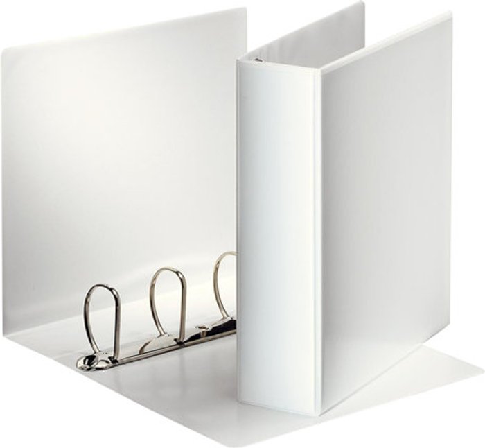 Currys Business | Esselte Esselte - ring binder - for 220 x 300 mm - capacity: 500 sheets - white Esselte Esselte - ring binder - for 220 x 300 mm - capacity: 500 sheets - white
