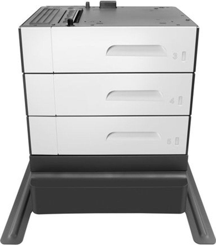 Currys Business | HP HP Paper Feeder and Stand - media tray / feeder - 500 sheets HP HP Paper Feeder and Stand - media tray / feeder - 500 sheets