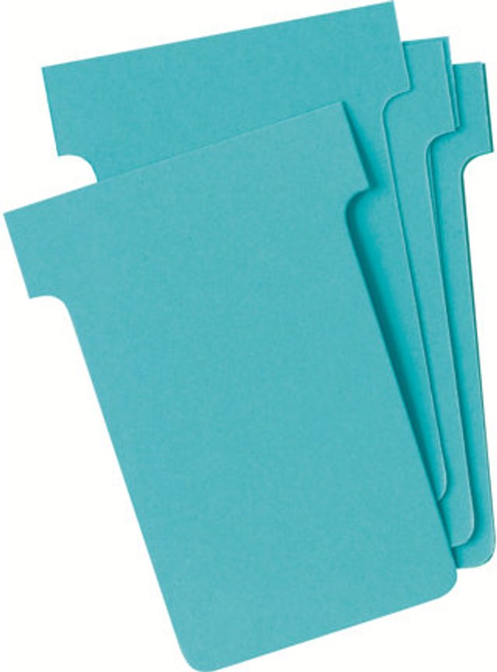 Currys Business | ACCO-REXEL Nobo T-card - light blue (pack of 100) ACCO-REXEL Nobo T-card - light blue (pack of 100)