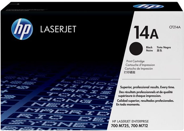 Currys Business | HP HP 14A - black - original - LaserJet - toner cartridge (CF214A) HP HP 14A - black - original - LaserJet - toner cartridge (CF214A)