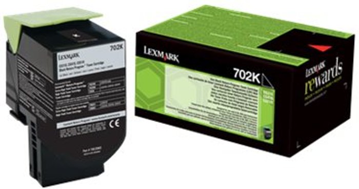 Currys Business | Lexmark Lexmark 702K - black - original - toner cartridge Lexmark Lexmark 702K - black - original - toner cartridge