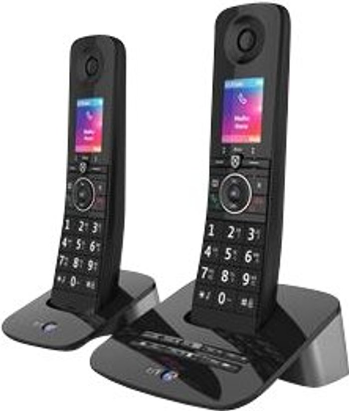 Currys Business | British Telecom BT Premium Phone Twin - cordless phone - answering system with caller ID + additional handset - 3-way call capability British Telecom BT Premium Phone Twin - cordless phone - answering system with caller ID + additional handset - 3-way call capability