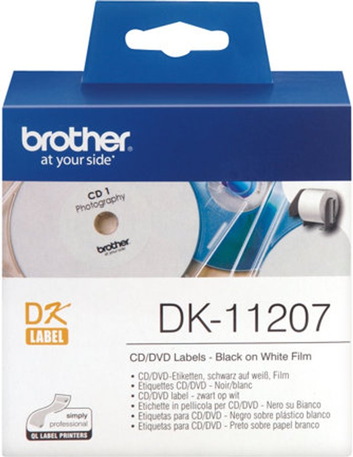 Currys Business | Brother Brother DK-11207 - CD/DVD labels Brother Brother DK-11207 - CD/DVD labels