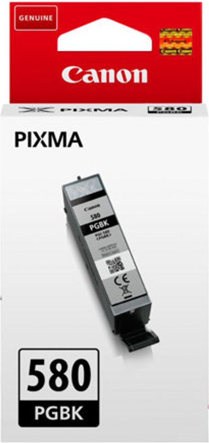 Currys Business | Canon Canon PGI-580PGBK Inkjet Cartridge Pigment Black 2078C001 Canon Canon PGI-580PGBK Inkjet Cartridge Pigment Black 2078C001