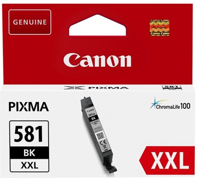 Currys Business | Canon Canon CLI-581XXL Black Ink Cartridge 1998C001 Canon Canon CLI-581XXL Black Ink Cartridge 1998C001