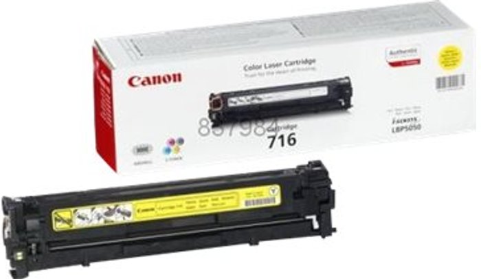 Currys Business | Canon Canon 716Y Toner Cartridge Yellow 1977B002 Canon Canon 716Y Toner Cartridge Yellow 1977B002