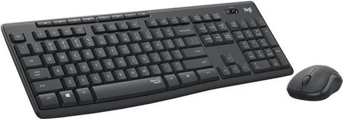 Currys Business | Logitech LOGITECH MK295 Silent Combo Wireless Keyboard & Mouse Set Logitech LOGITECH MK295 Silent Combo Wireless Keyboard & Mouse Set