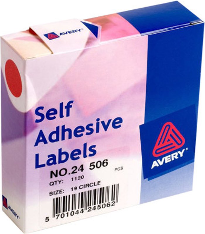 Currys Business | Avery Avery Coloured Labels - labels - 1120 label(s) - 19 mm round Avery Avery Coloured Labels - labels - 1120 label(s) - 19 mm round