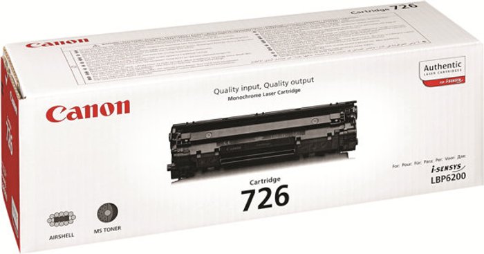 Currys Business | Canon Canon 726 Black Toner Cartridge 3483B002AA Canon Canon 726 Black Toner Cartridge 3483B002AA