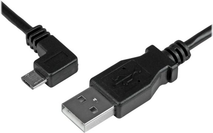 Currys Business | Startech StarTech.com 2m 6 ft Micro-USB Charge-and-Sync Cable - Left-Angle Micro-USB - M/M - USB to Micro USB Charging Cable - 24 AWG (USBAUB2MLA) - USB cable - Micro-US Startech StarTech.com 2m 6 ft Micro-USB Charge-and-Sync Cable - Left-Angle Micro-USB - M/M - USB to Micro USB Charging Cable - 24 AWG (USBAUB2MLA) - USB cable - Micro-US