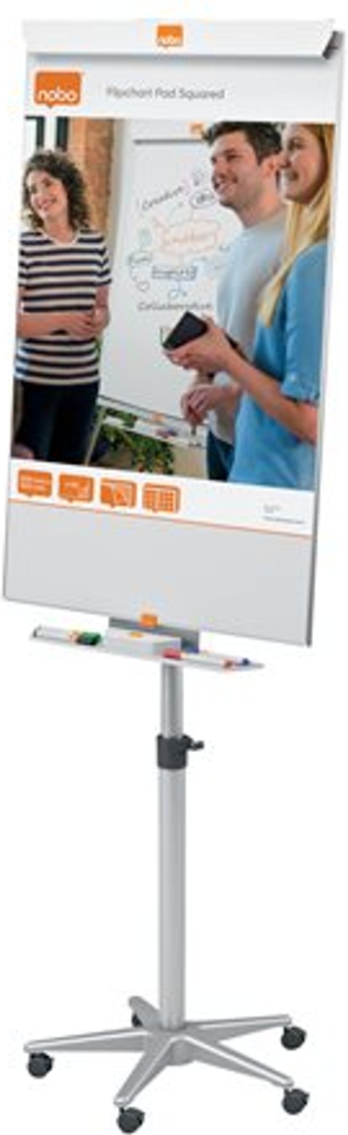 Currys Business | ACCO-REXEL Nobo Barracuda easel - 1000 x 700 mm - dark blue ACCO-REXEL Nobo Barracuda easel - 1000 x 700 mm - dark blue