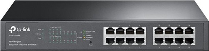 Currys Business | TP-Link TP-Link TL-SG1016PE - switch - 16 ports - smart - rack-mountable TP-Link TP-Link TL-SG1016PE - switch - 16 ports - smart - rack-mountable