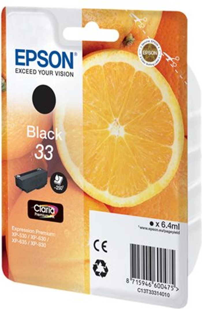 Currys Business | Epson Epson 33 - black - original - ink cartridge Epson Epson 33 - black - original - ink cartridge