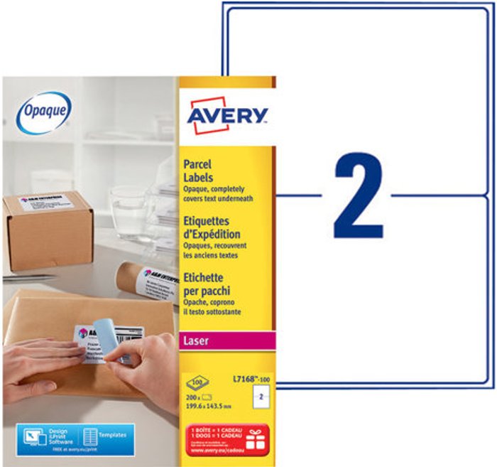 Currys Business | Avery Avery - address labels - 200 label(s) - 199.6 x 143.5 mm Avery Avery - address labels - 200 label(s) - 199.6 x 143.5 mm