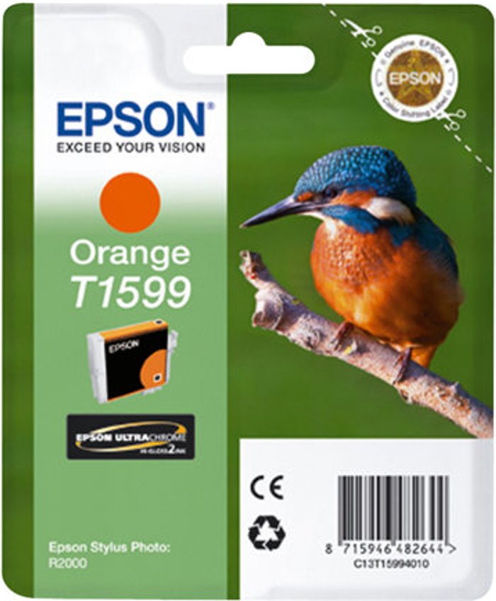Currys Business | Epson Epson T1599 Orange Inkjet Cartridge C13T15994010 / T1599 Epson Epson T1599 Orange Inkjet Cartridge C13T15994010 / T1599