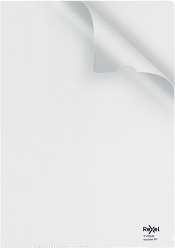 Currys Business | Rexel Rexel EcoDesk A4 Folders Clear (Pack of 25) 2102243 Rexel Rexel EcoDesk A4 Folders Clear (Pack of 25) 2102243